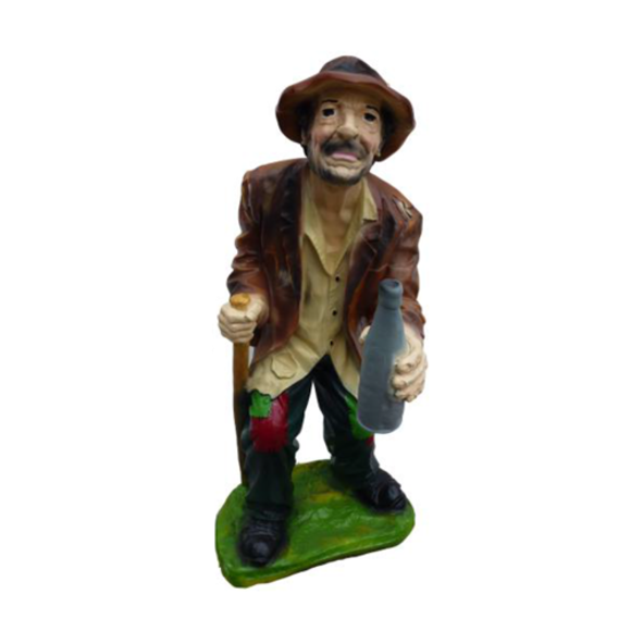 Deko Figur Statue Skulptur 95cm Figuren Statuen Skulpturen Alkoholiker