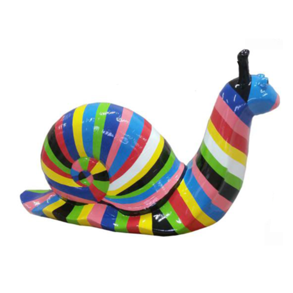 Abstrakte Schnecke Figur Statue Skulptur Deko Garten Design Statuen