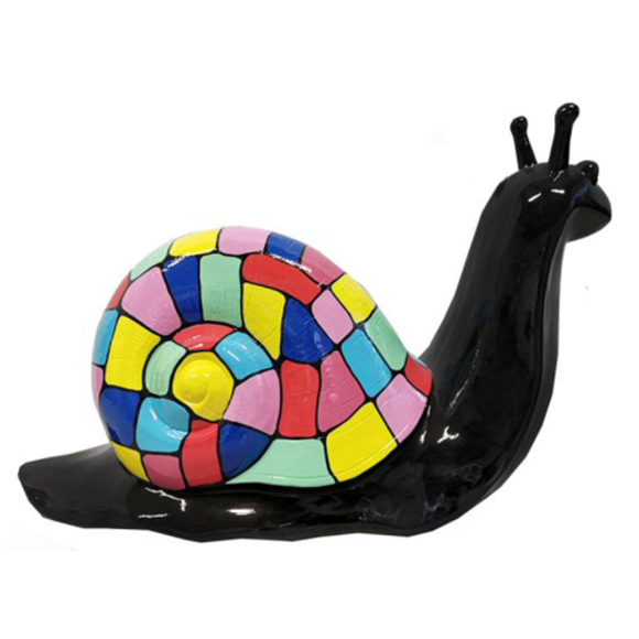 Abstrakte Schnecke Figur Skulptur Deko Garten Design Statuen