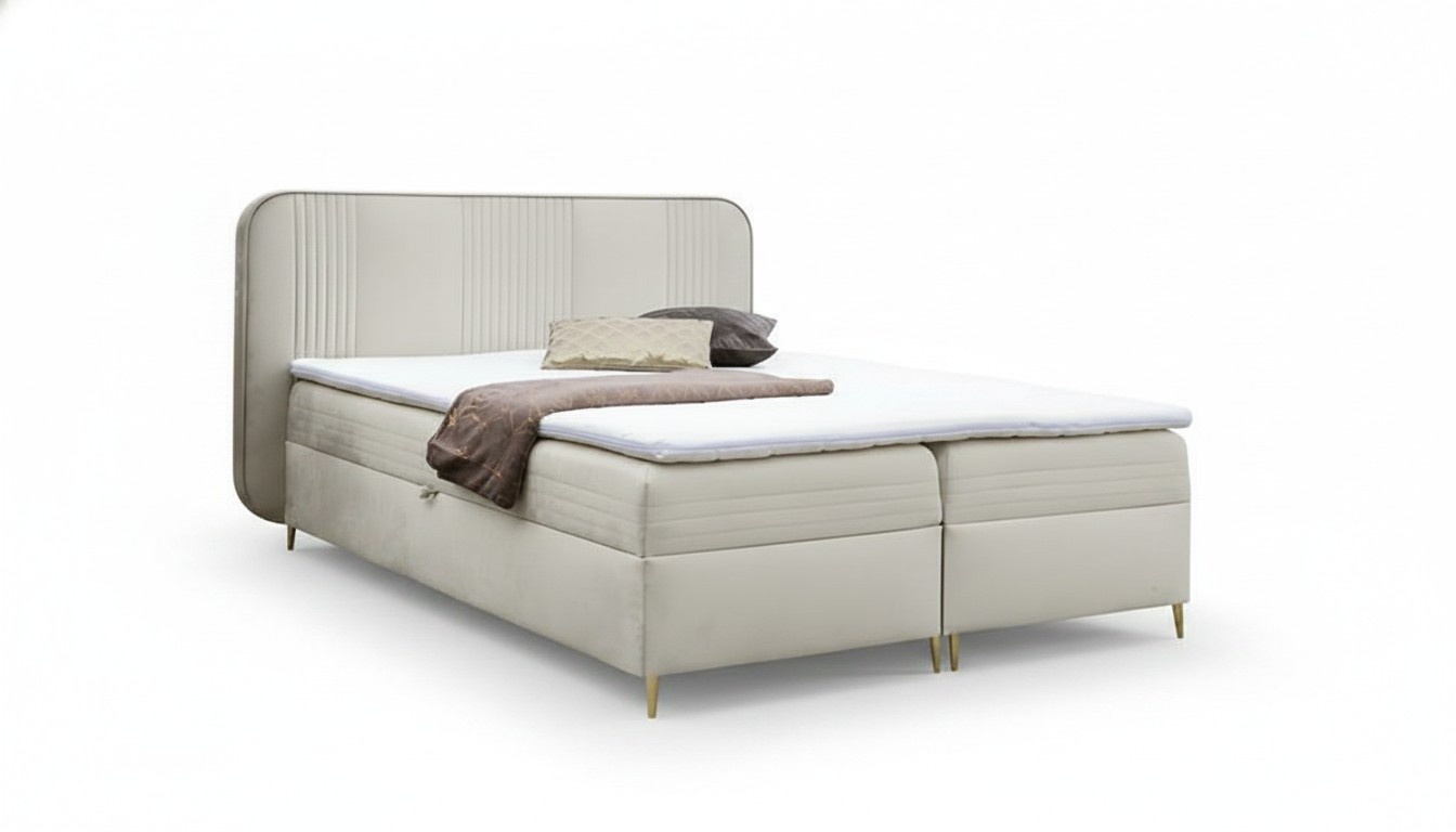 Polsterbett Bett Komfortbett Designbett Doppelbett 200x200 Schlafzimmerbetten