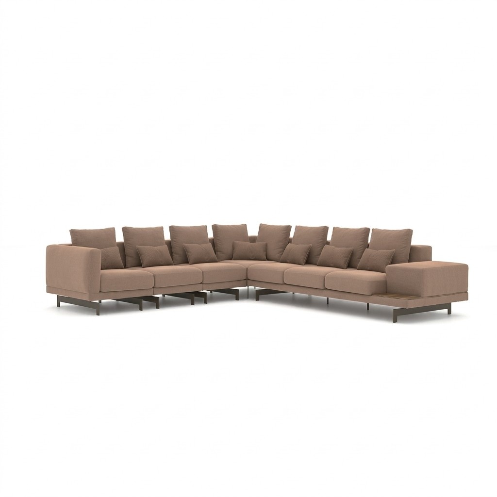 Polstersofa L-Form Wohnzimmer Luxus Eck Garnitur Textil Einrichtung