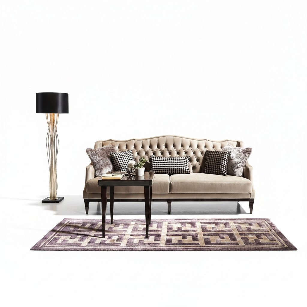 Polstersofa Polstersofa Dreisitzer Chesterfield Sofa 3 Sitzer Grau