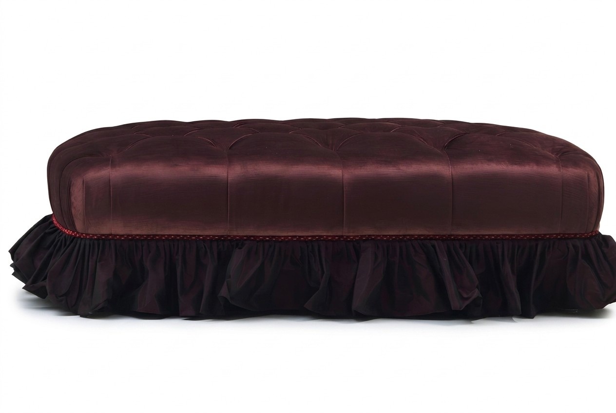 Pouf Fußhocker Badhocker Rund Hocker Sitzhocker Polsterhocker Hocker Ottomane