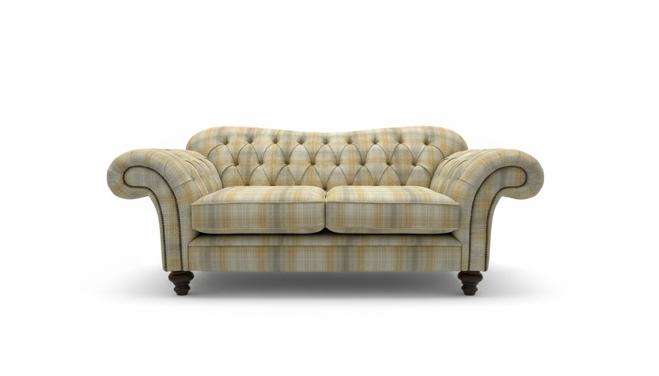 Chesterfield Sofa 2 Sitzer Design Sofas Polster Couchen Leder Relax Zweisitzer