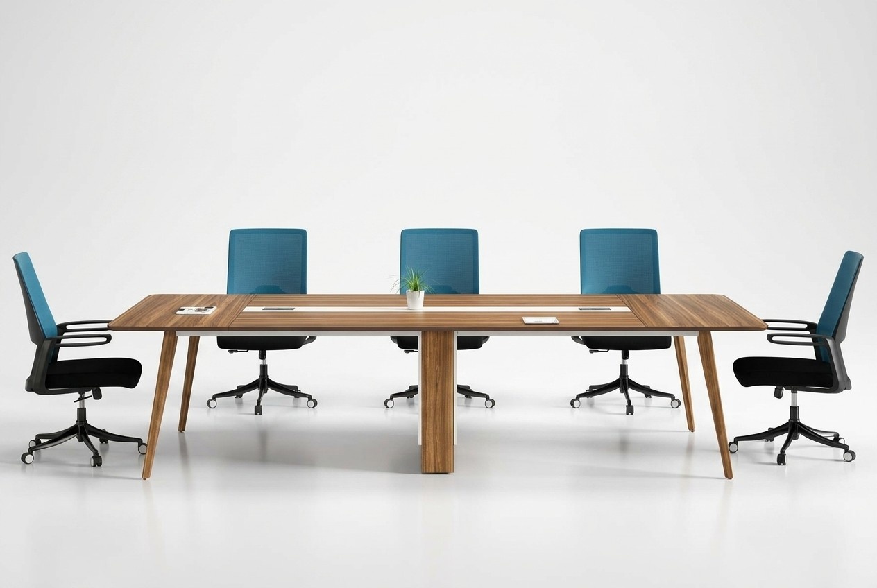 Rechteckiger Designer Konferenztisch Luxuriöser Schreibtisch Edle Möbel