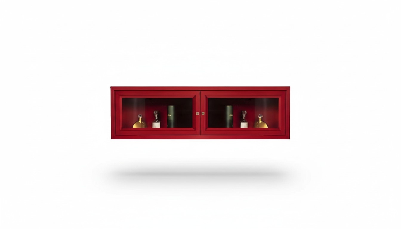 Rot Regal Luxus Holz Hochwertigkeit Eleganz Designer Art déco Design Möbelplatte