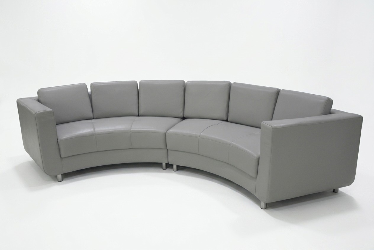 Rund Sofa Wohn Möbel Leder Sofas Couchen Polster Sitz Rundeu