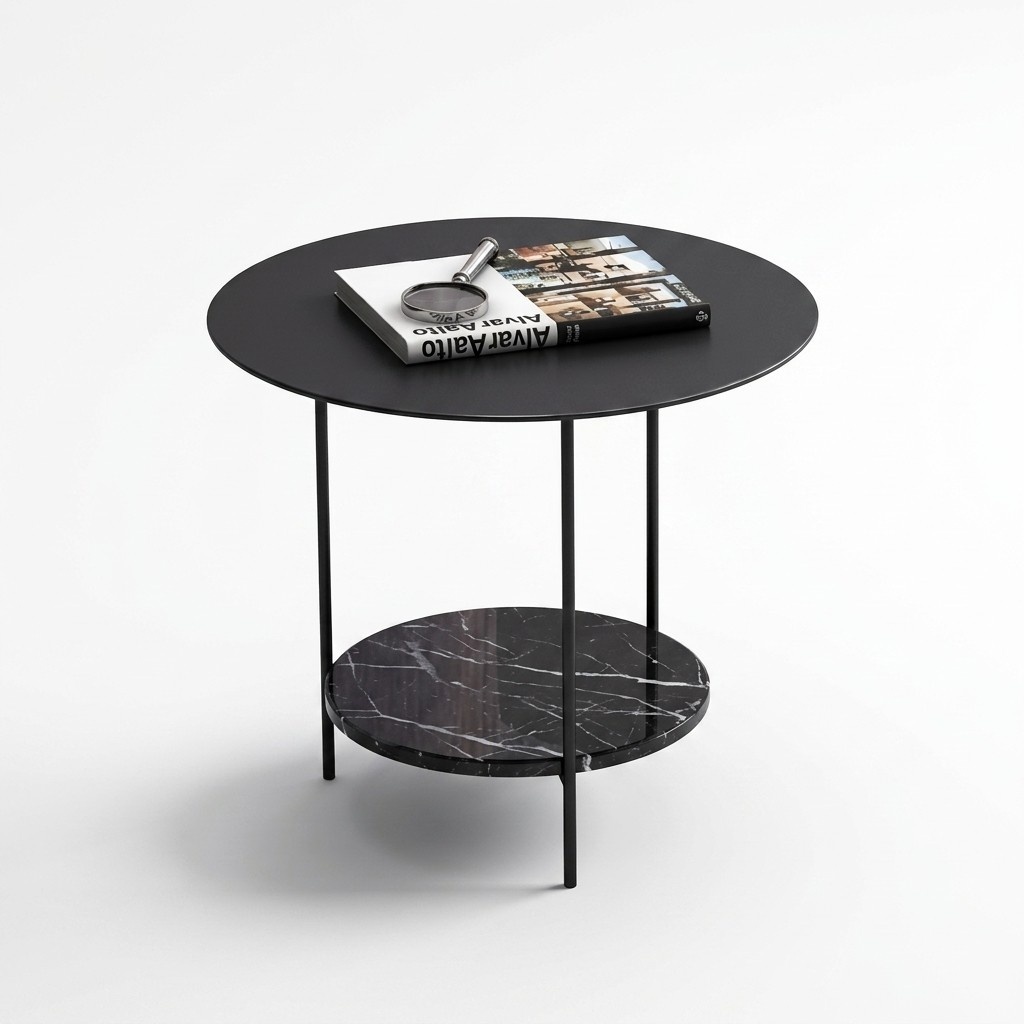 Runder Beistelltisch Tisch Couchtisch Sofa Wohnzimmer Design Tische