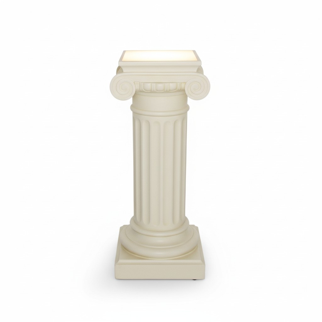Säule Beleuchtet Dekoration Säulen Skulpturen Lampe Leuchte Figuren