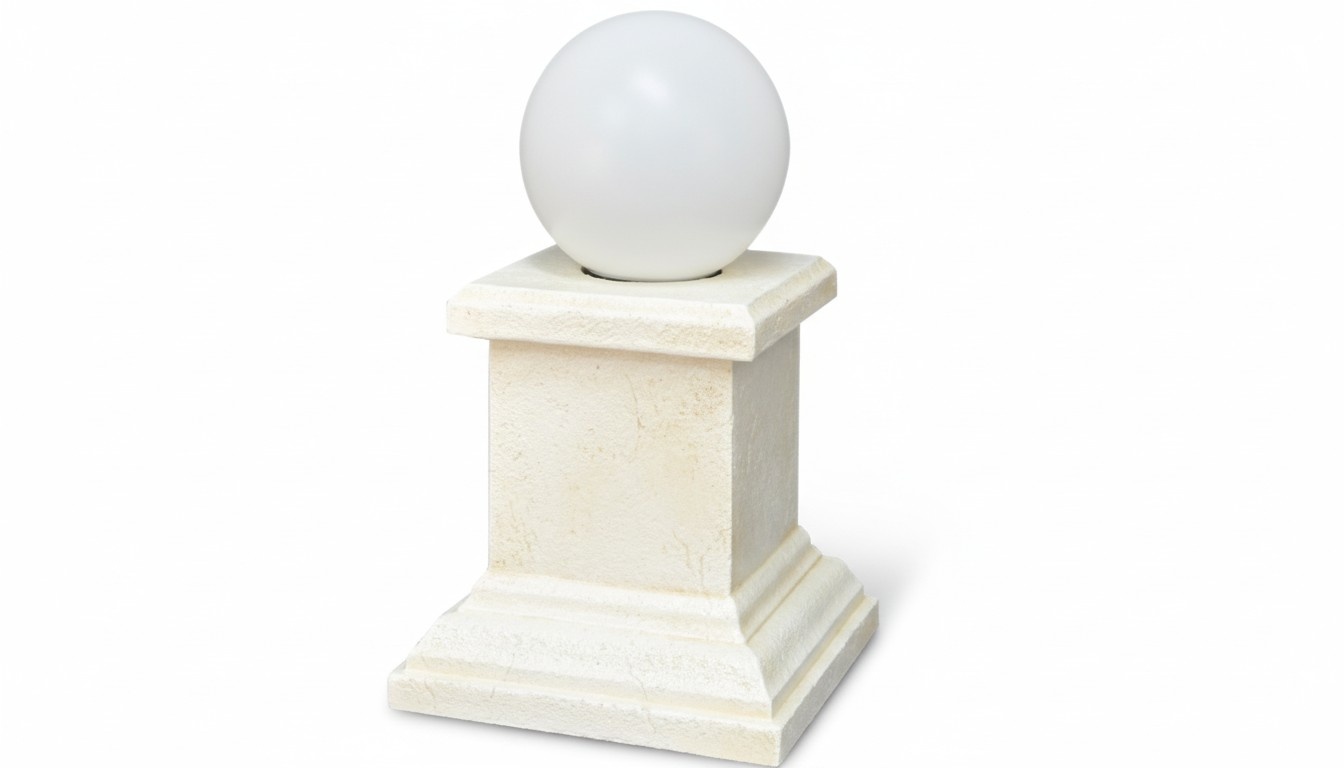 Säule Lampe Skulptur Steh Leuchte Stand Leuchten Figur Skulpturen