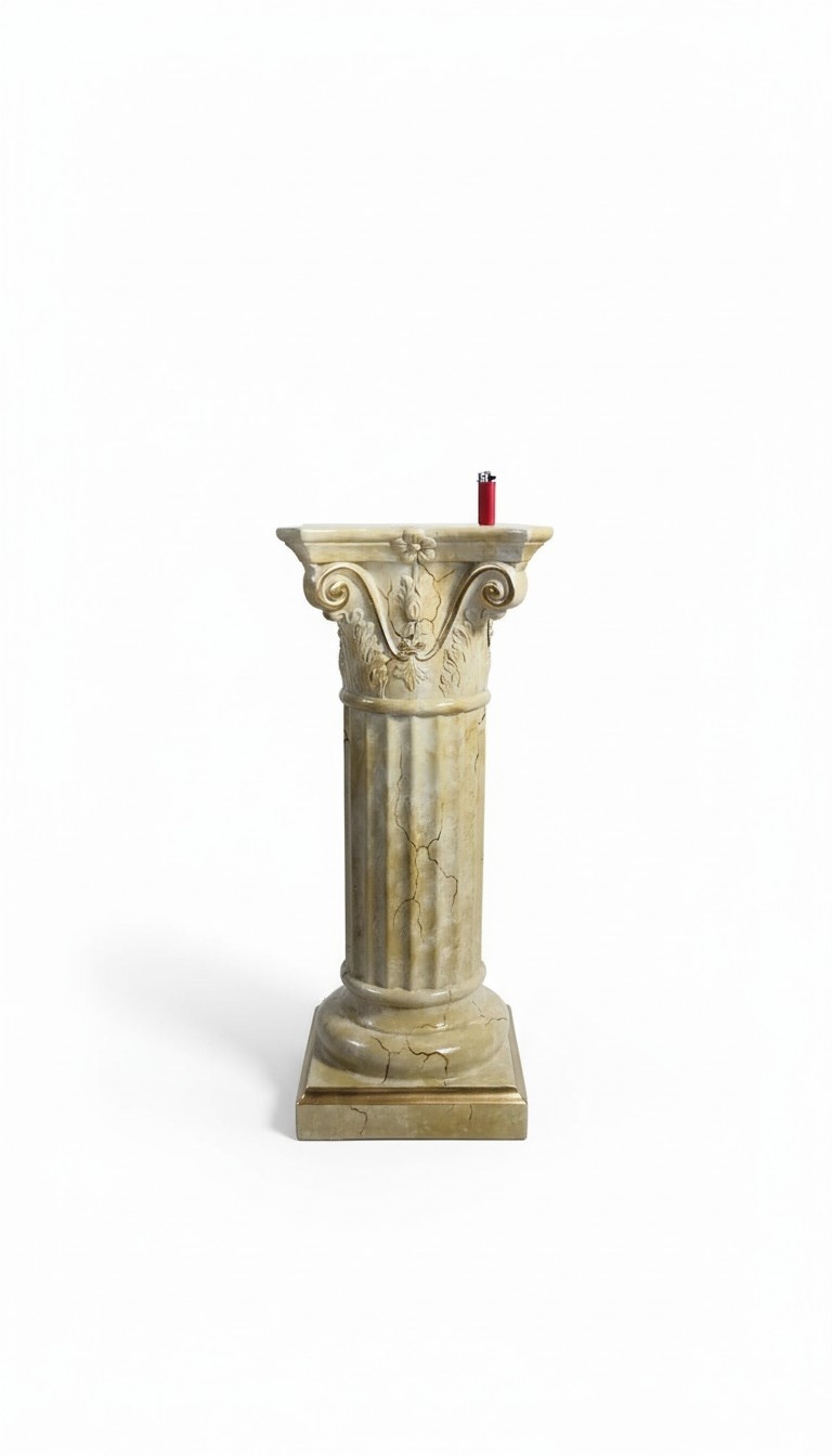 Säule Römische Säulen Marmor Skulptur Figur Deko Dekoration Ständer