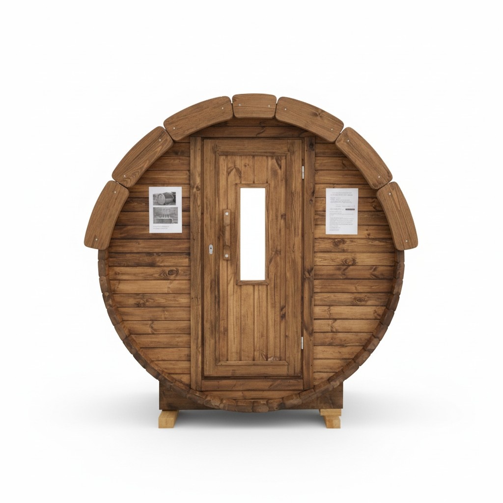 Sauna Saunafass Gartensauna Außensauna Saunahaus Holzsauna Trockensauna