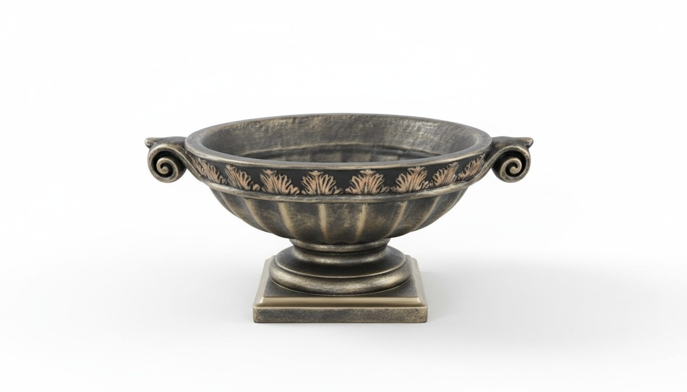 Schale Design XXL Obst Schale Dekoration Vase Tisch Klassischer Marmor