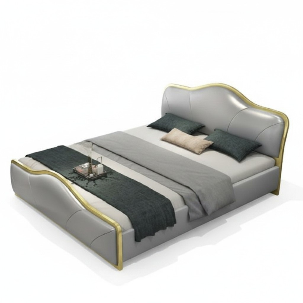 Schlafzimmer Bett Polster Design Luxus Doppel Hotel Betten Holz Möbel