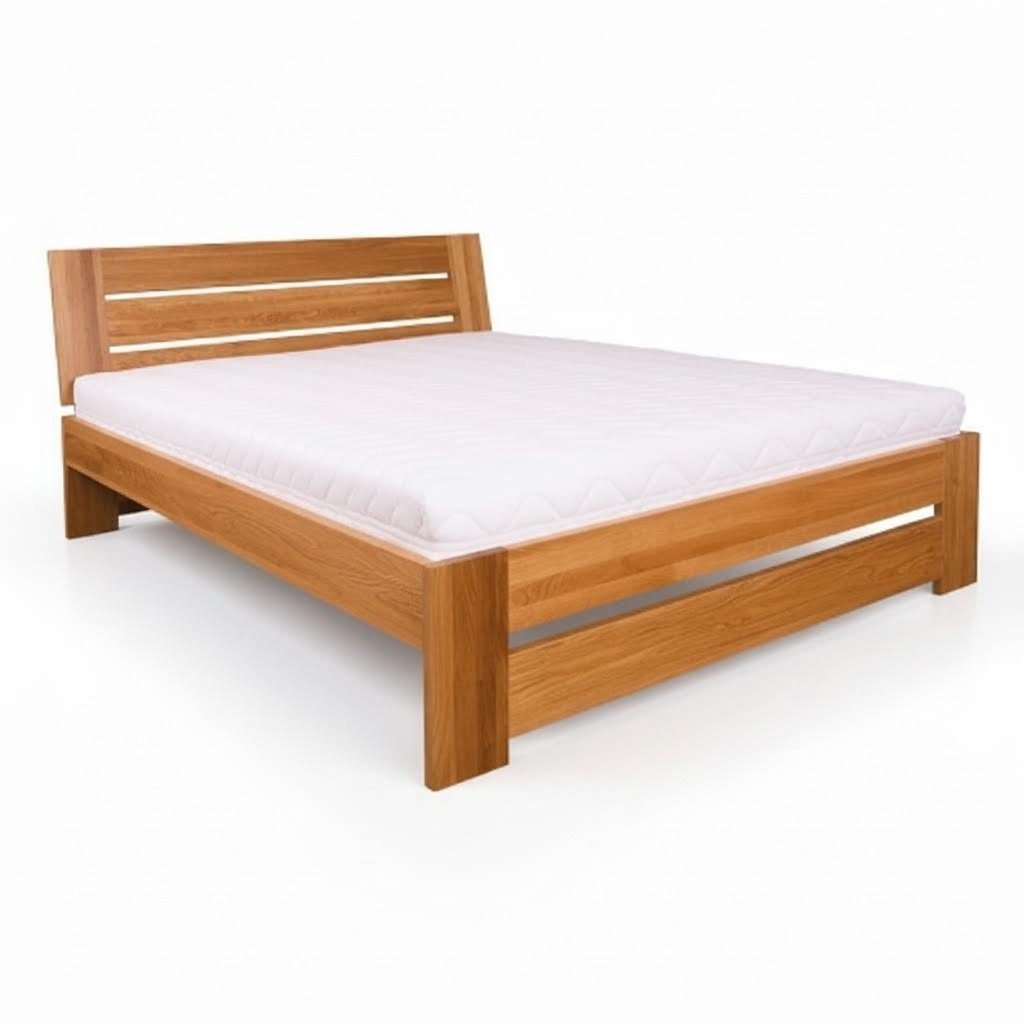 Schlafzimmer Holzbett Echtes Holz Bett Betten Hotel 140x200 Stil Massive Möbel