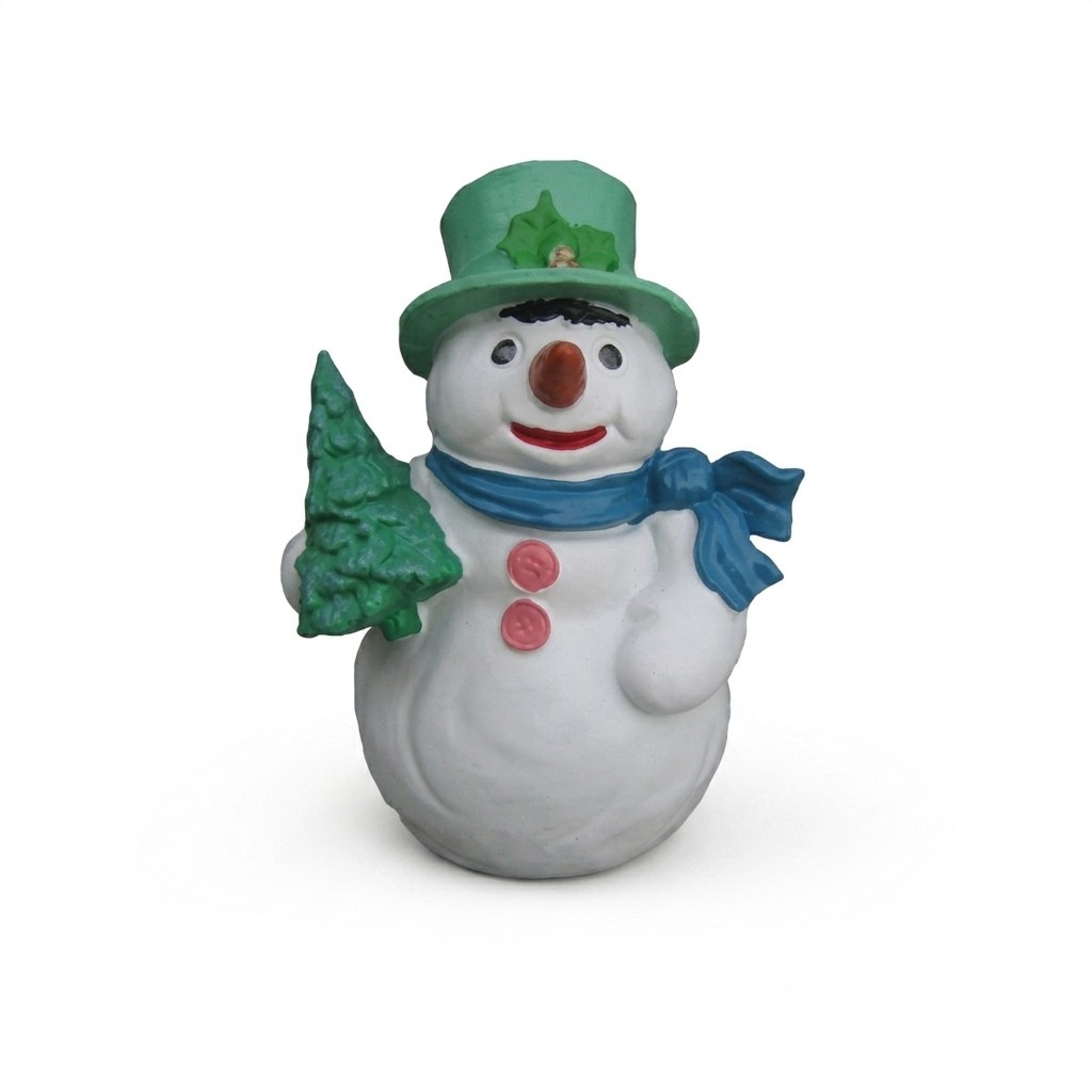 Schneemann Figur Statue Deko Figuren Deko 32cm Winter Neu Statuen