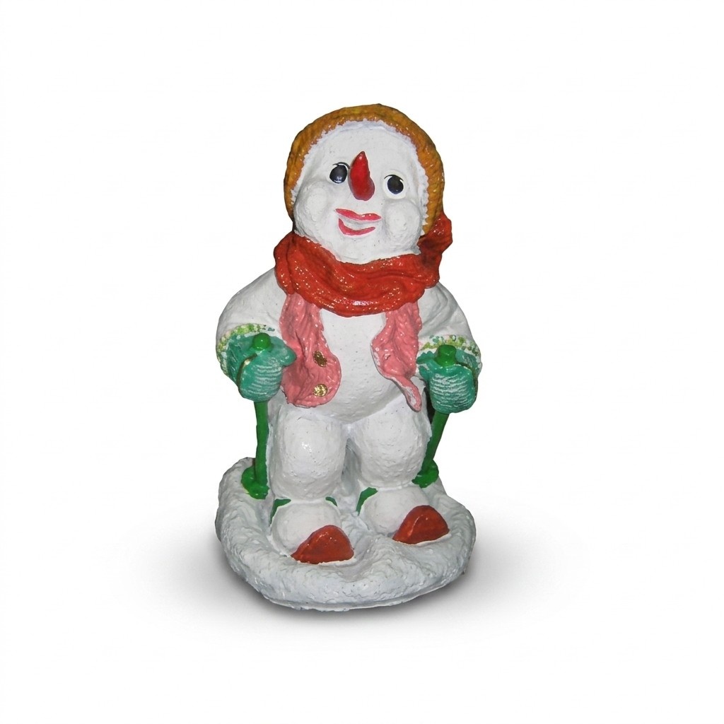 Schneemann Figur Statue Deko Figuren Deko Skulptur 41cm Winter Neu