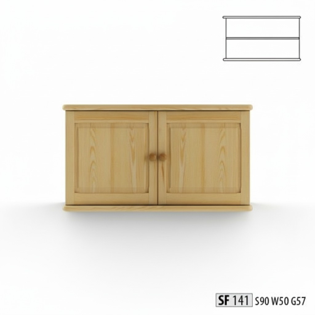 Schrank Aufsatz Kleiderschrank handgefertigter Holzverlängerung Holz Echtholz