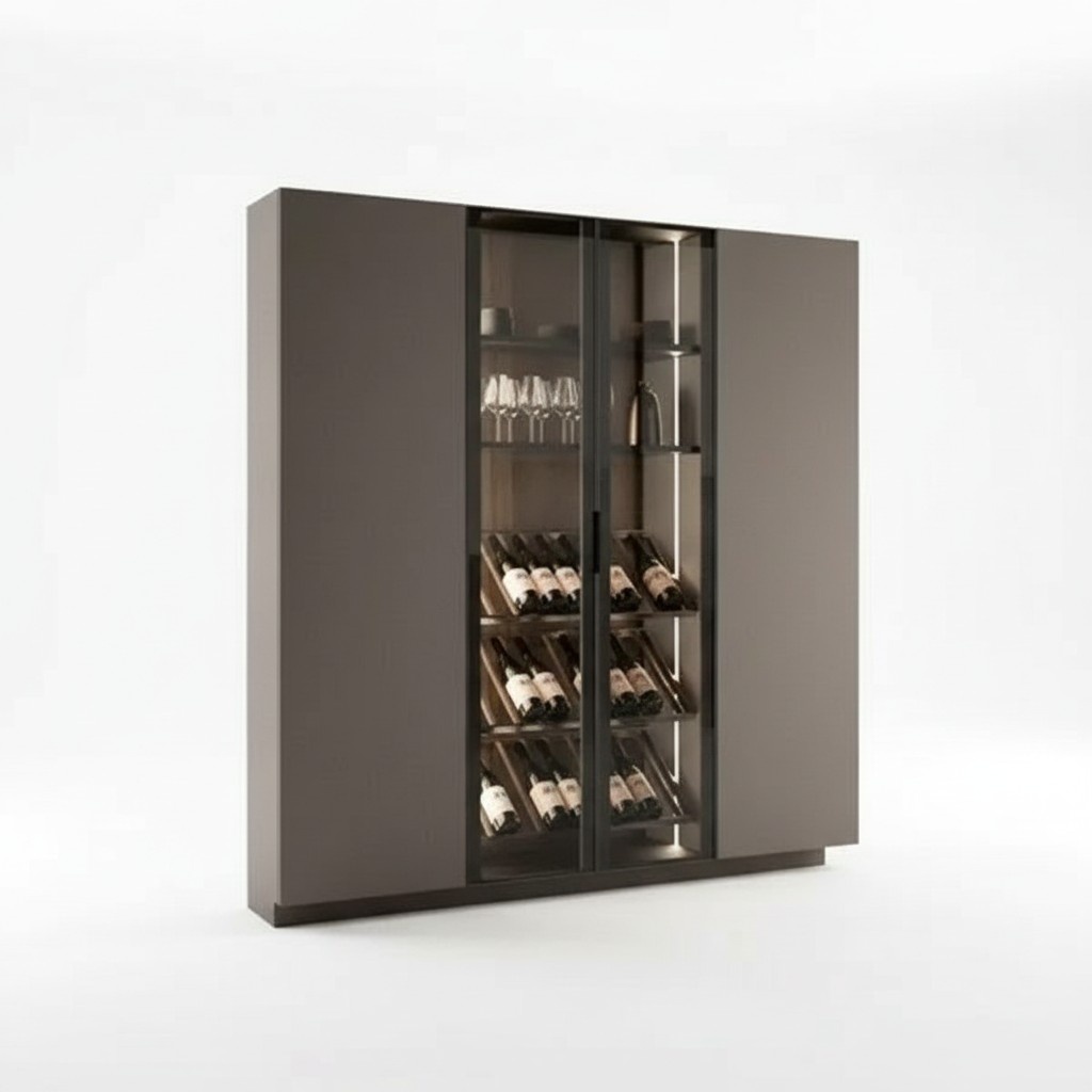 Schrank Weinschrank Weindisplay Weinregal Weinlagerregal Weinkühlschrank