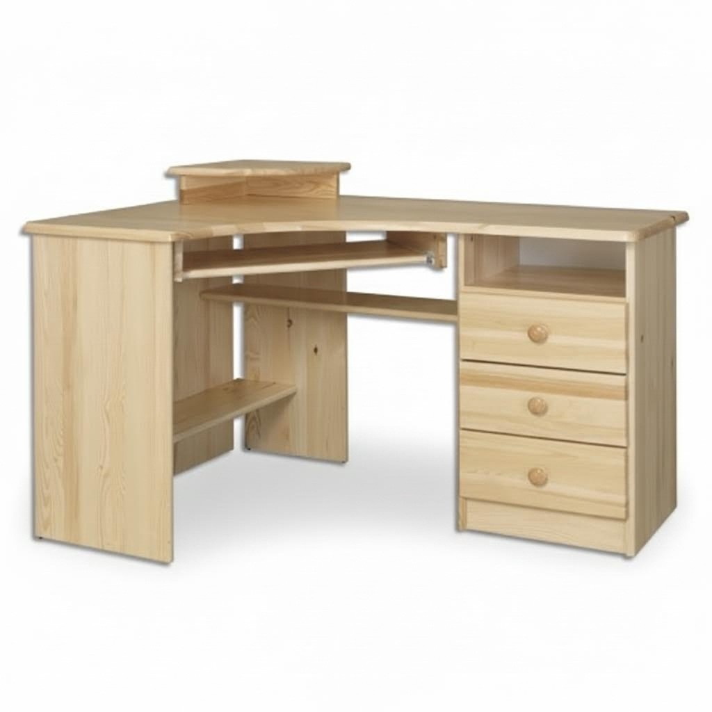 Schreibtisch Tisch Holz Schreibtisch Tische Ecktisch Computer Massiv Echtholz