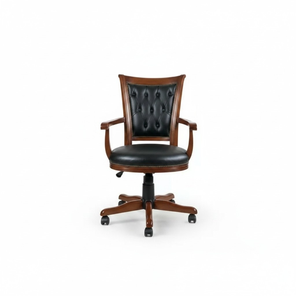 Schwarz Sessel Stuhl Design Polsterstuhl Stühle Bürostuhl Klassisch Neu