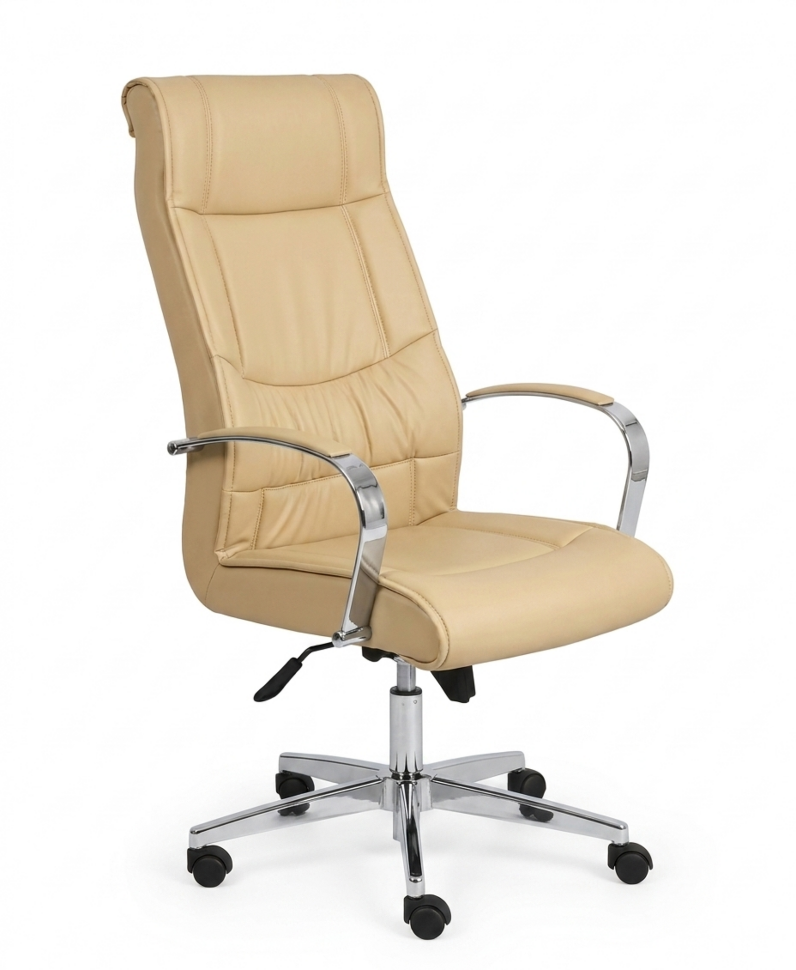 Stuhl Beige Bürostuhl Schreibtisch Drehstuhl Sessel Stühle Chefsessel Büro Sofort