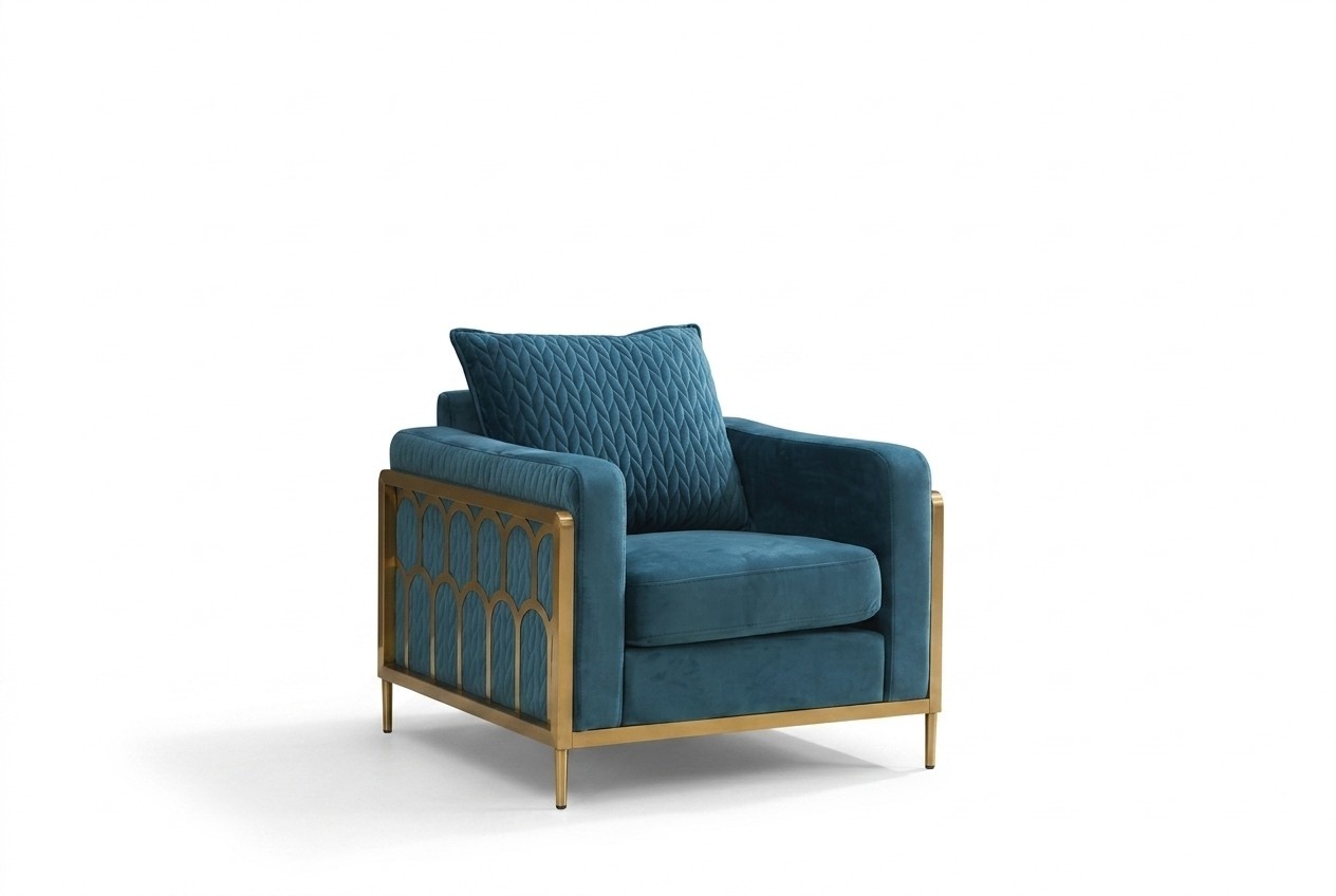 Sessel Club Lounge Designer Stuhl Lehn Polster Sofa 1 Sitzer Fernseh Neu