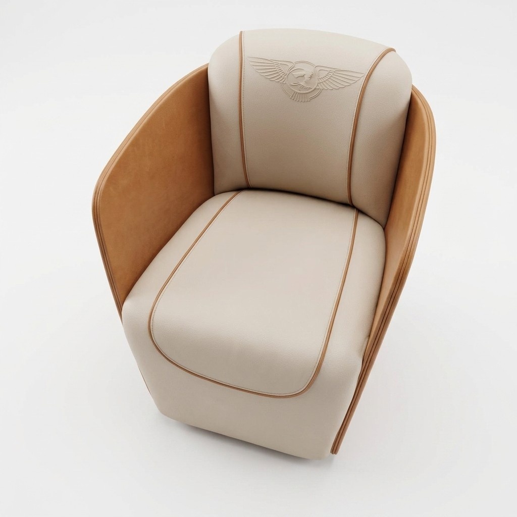 Sessel Club Lounge Designer Lehn Polster Sofa 1 Sitzer Fernseh Ohren Neu