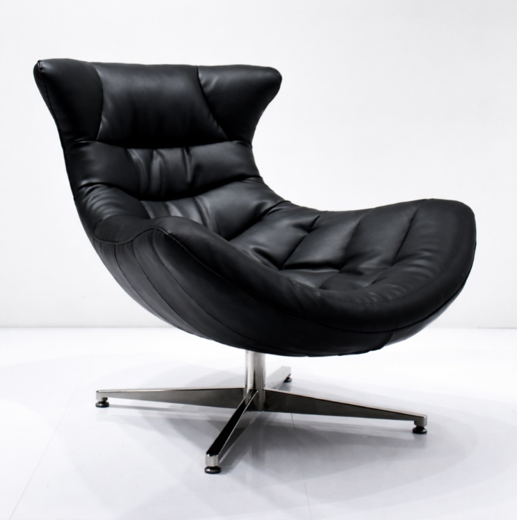 Sessel Design Couch Sofa Sitzer Leder Lounge Club Polster Luxus Ohren Sitz Relax