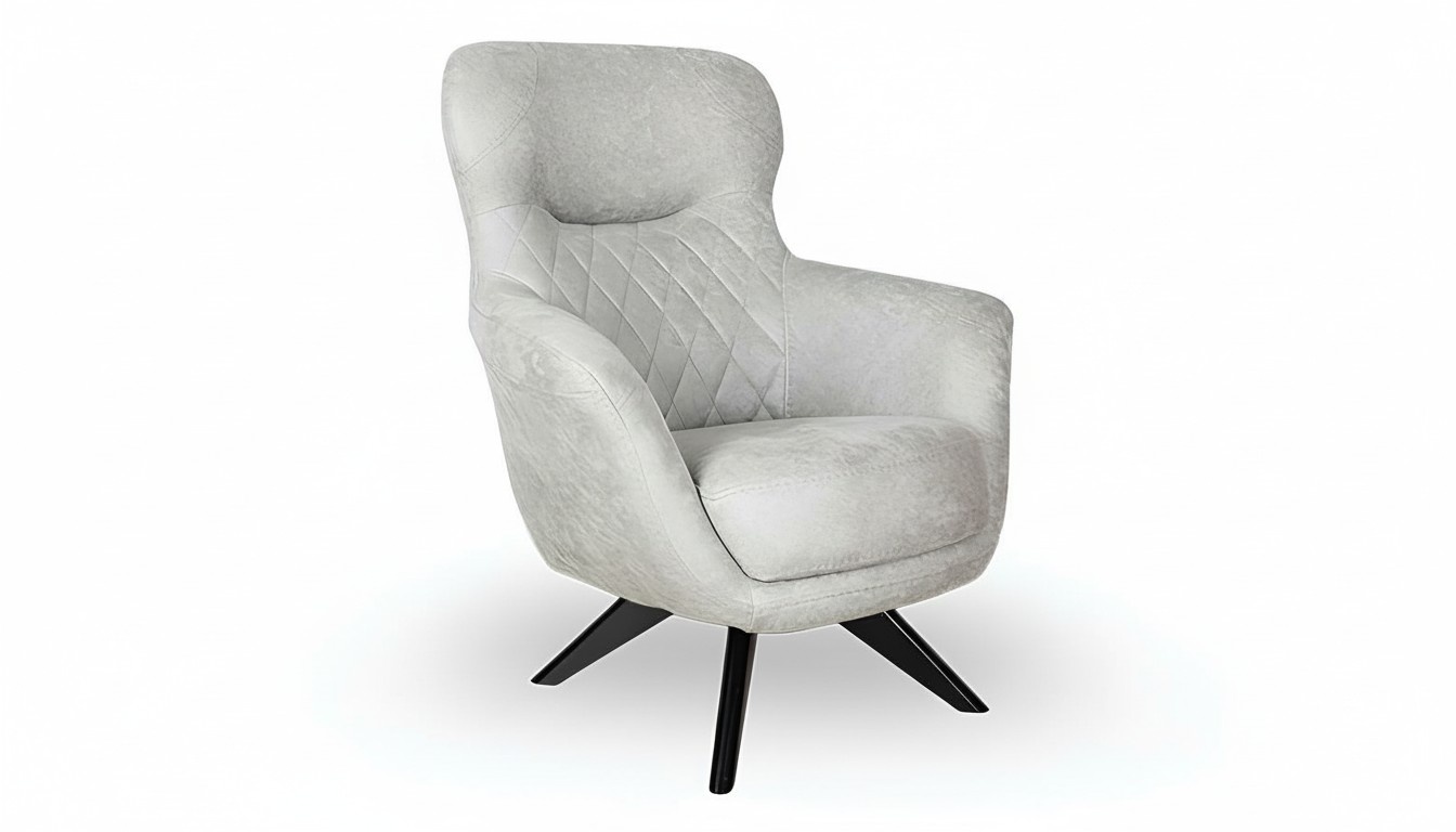 Sessel farbe Weiß bequem mittelweich Luxuriös fürs Wohnzimmer
