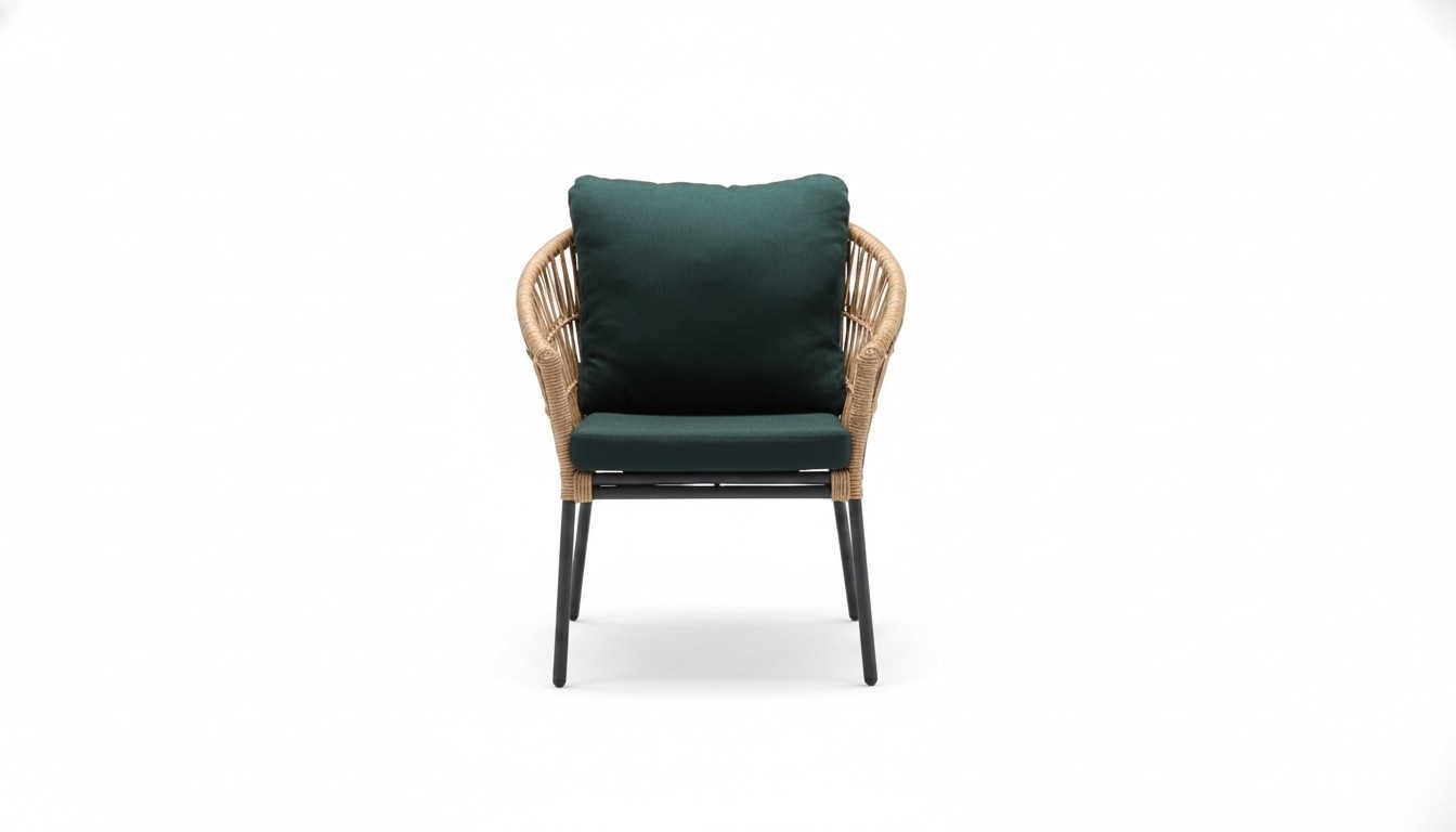 Sessel Grün terrasse design elegante möbel modern 1 sitzer luxus sessel