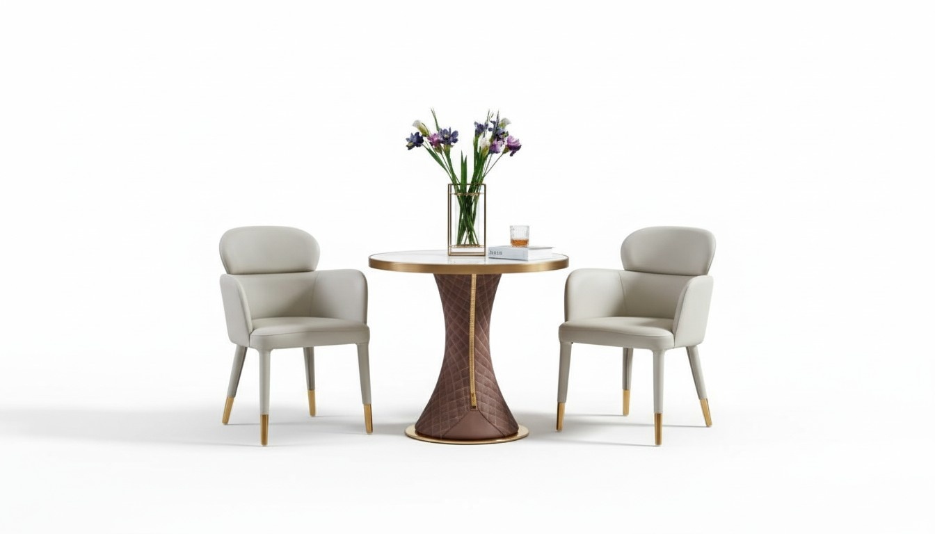 Sessel Leder Weiß Modern Möbel Lehnstuhl Design Möbel Luxus Edelstahl