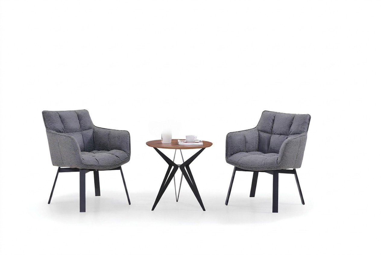 Sessel Metall Design Lounge Stuhl Sitz Relax Luxus Zimmer Warte Neu Club
