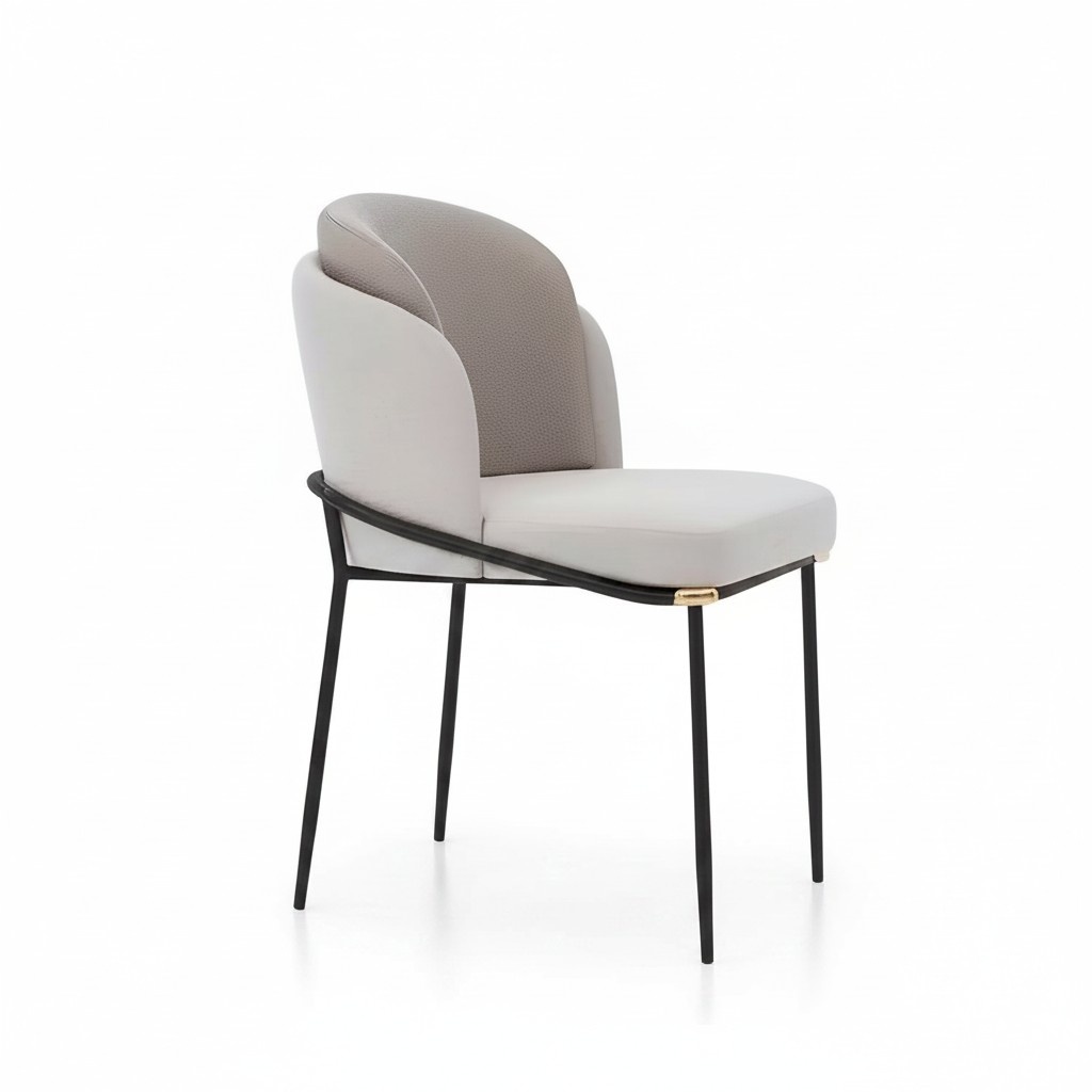 Sessel Metall Design Sitz Relax Luxus Zimmer Warte Neu Club Polster Stuhl