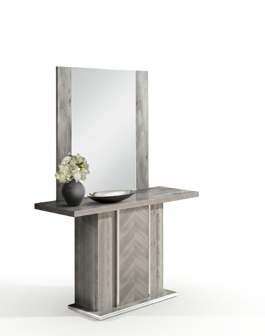 Set Konsolentisch Spiegel Design Luxus Konsolen Tisch Konsole Sideboard Möbel