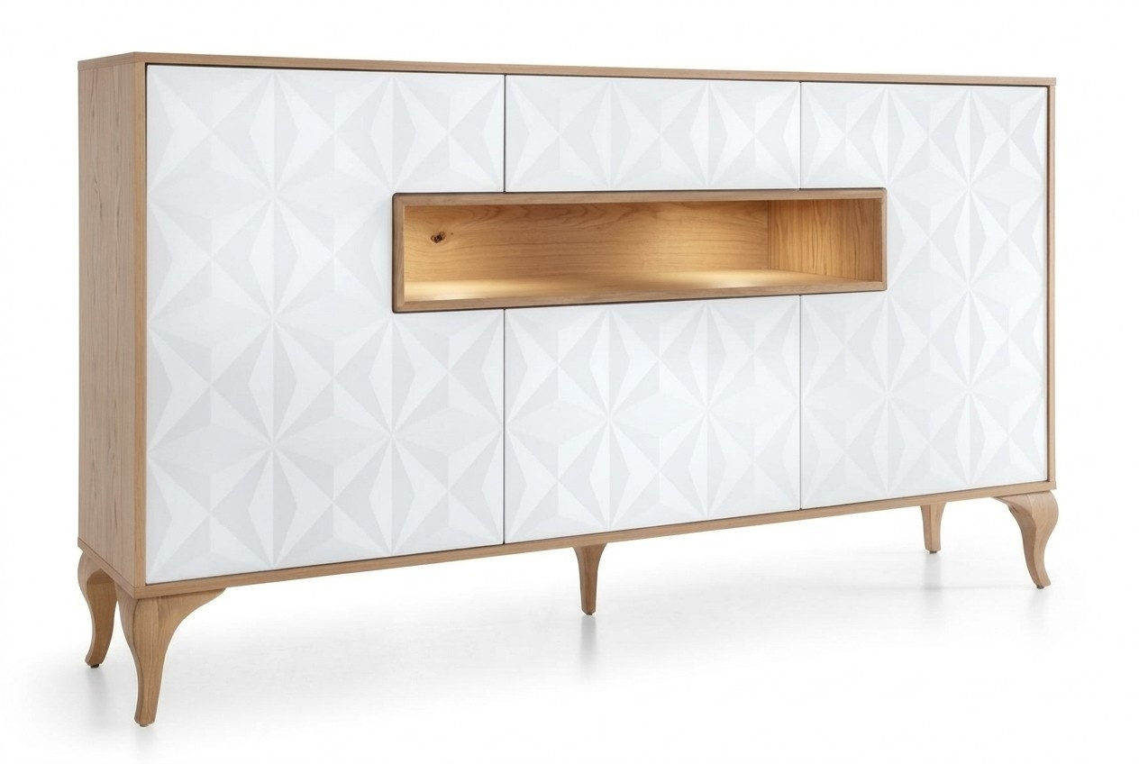 Sideboard Kommode Stauraummöbel Vorratsschrank Buffetschrank 187x105