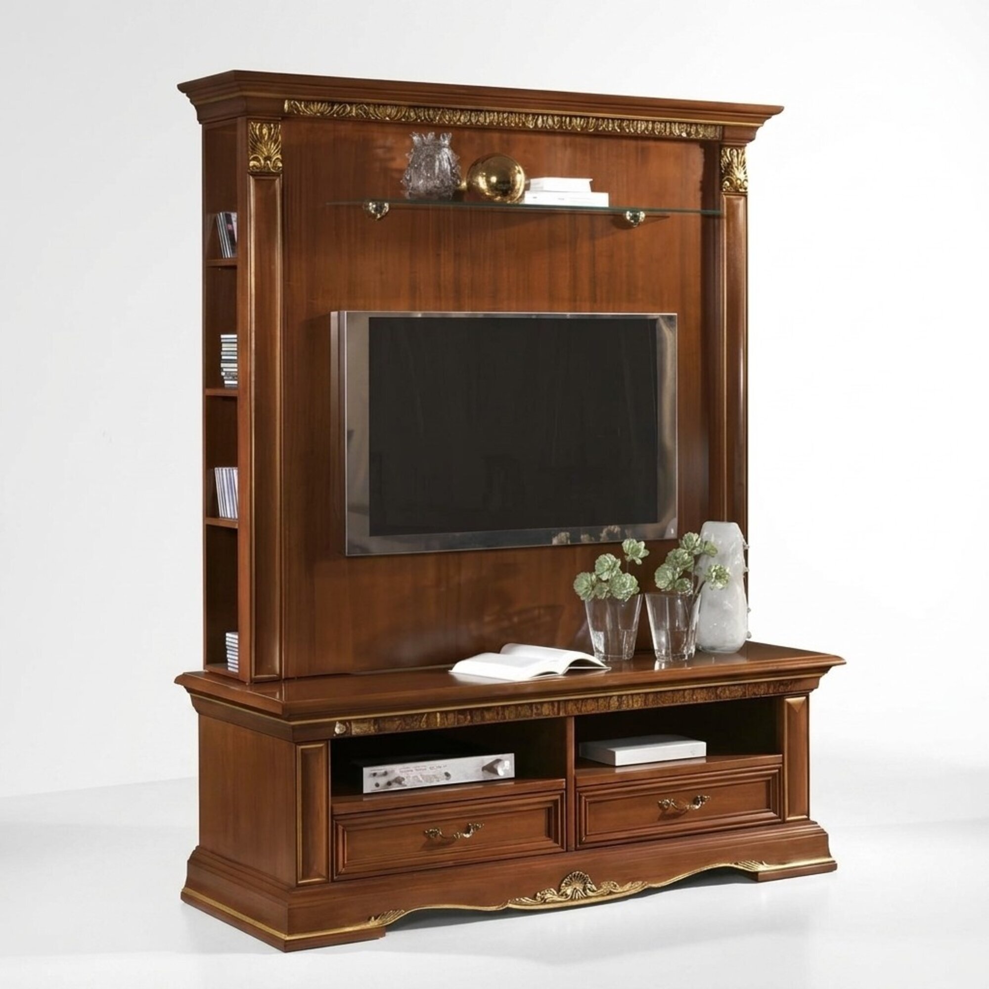 Sideboard Luxus Design Kommode Anrichte Fernsehwand Schrank Wohn Zimmer Möbel Massivholz