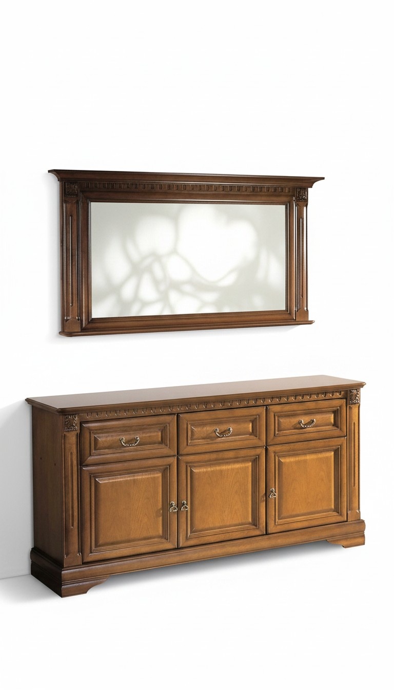 Elegantes Sideboard mit Spiegel für Ihr Zuhause