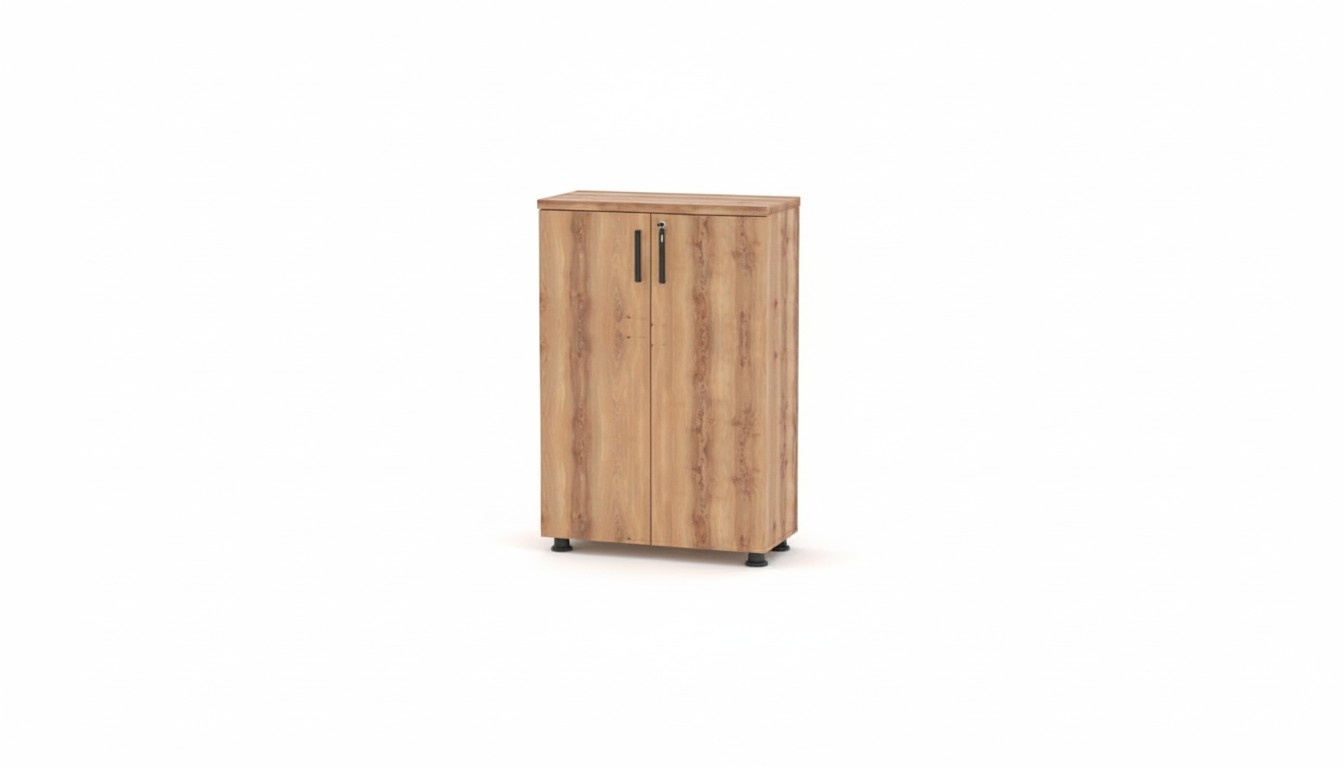 Sideboard Schrank Arbeitszimmer Braun Büroeinrichtung Verschließbar