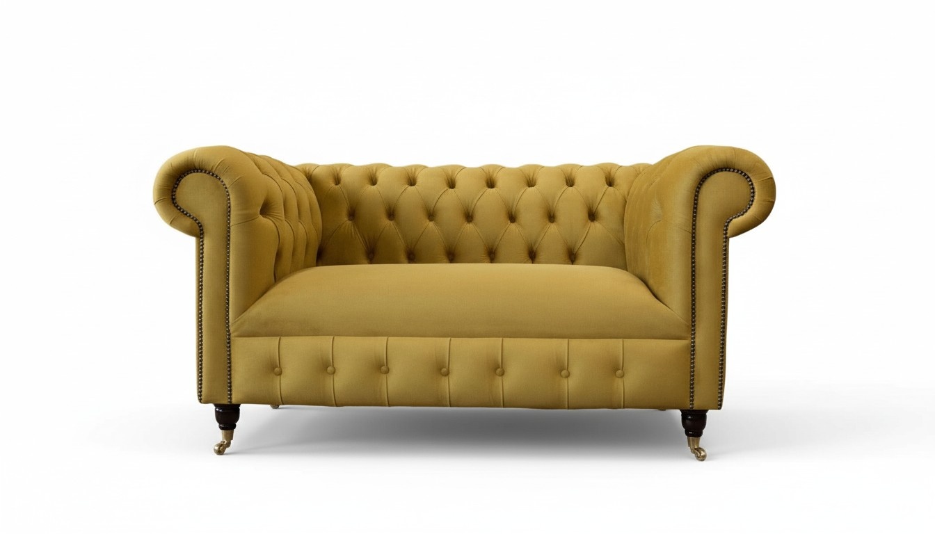 Sofa 2 Sitzer Design Sofas Polster Couchen Chesterfield Sitz Zweisitzer