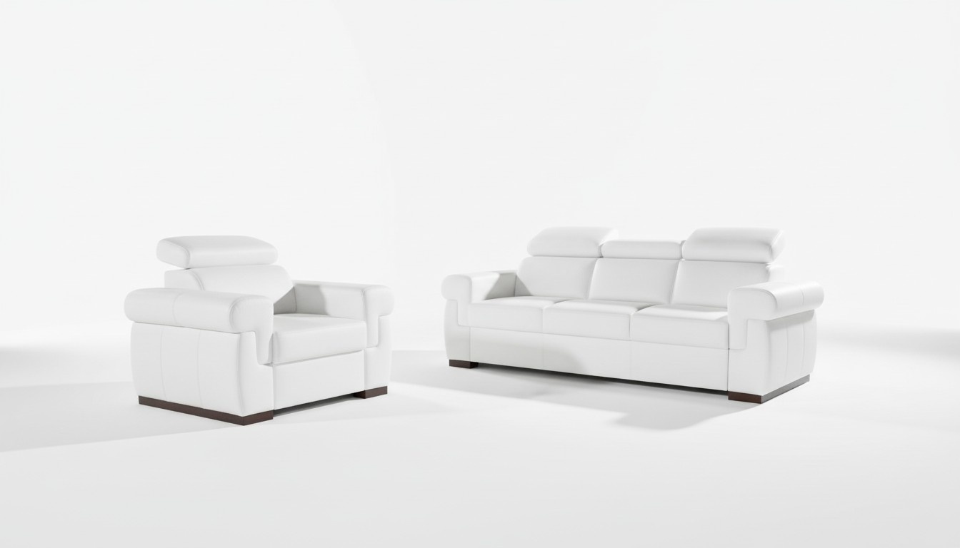 Sofa 2 Sitzer Design Sofas Polster Moderne Sitz Stoff Leder Zweisitzer Neu