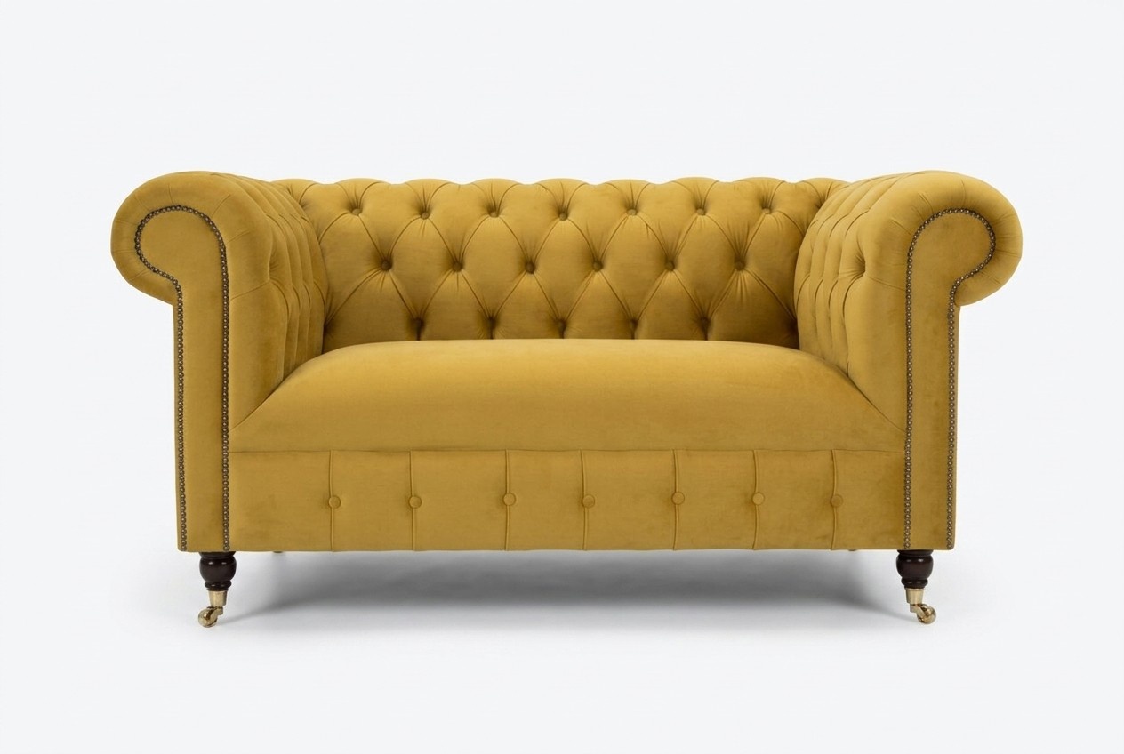 Sofa 2 Sitzer Design Sofas Polster Moderne Sitz Stoff Textil Zweisitzer Neu