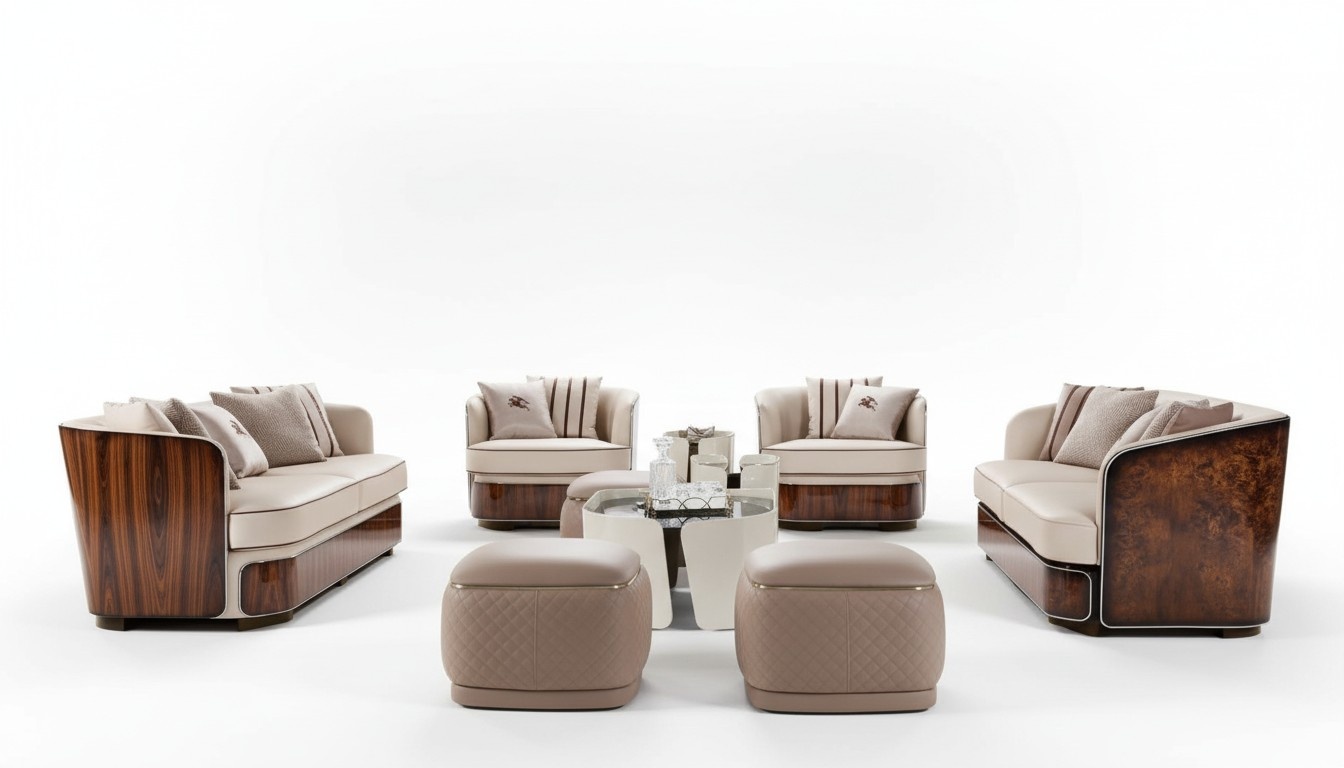 Sofa 3 Sitzer Beige Wohnzimmer Modern Design Couchen Luxus Möbel Ledersofa Neu