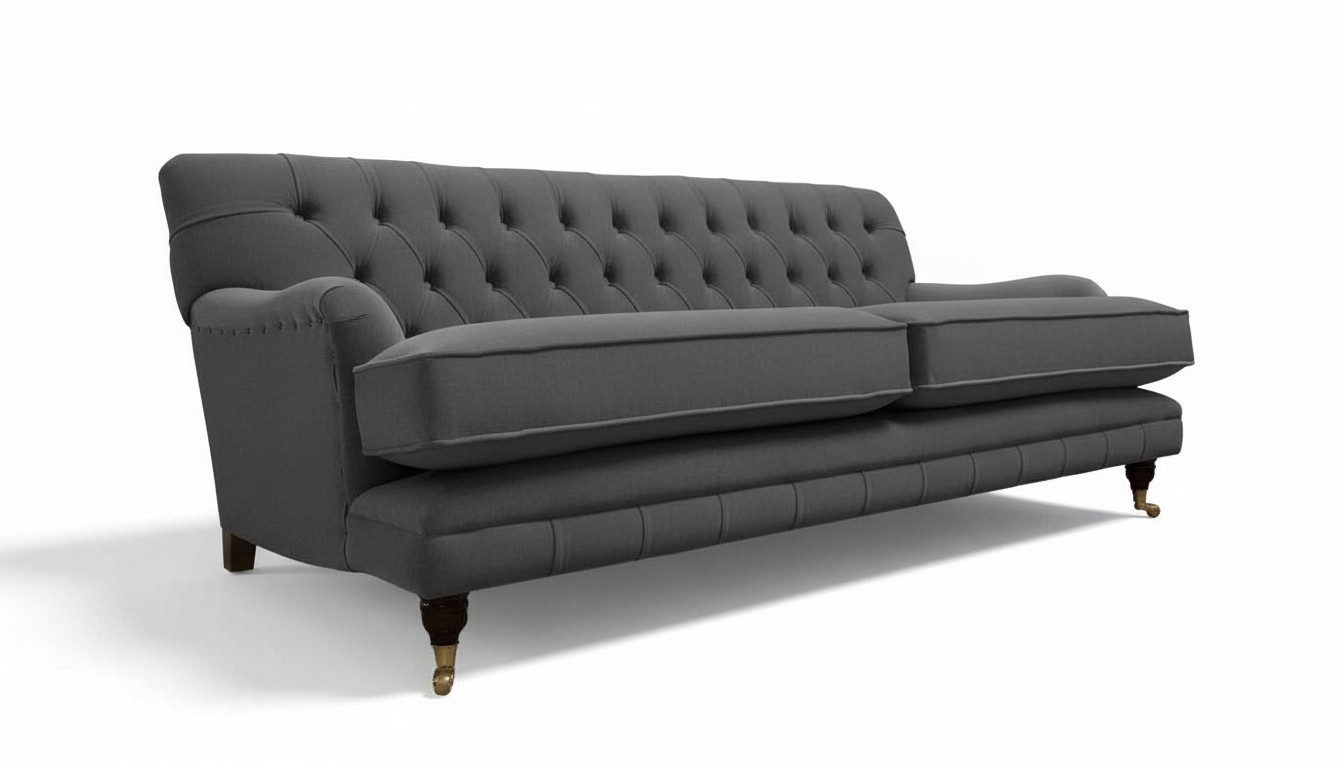 Sofa 3 Sitzer Couchen Art déco Dreisitzer Textil Luxus Couch Polster