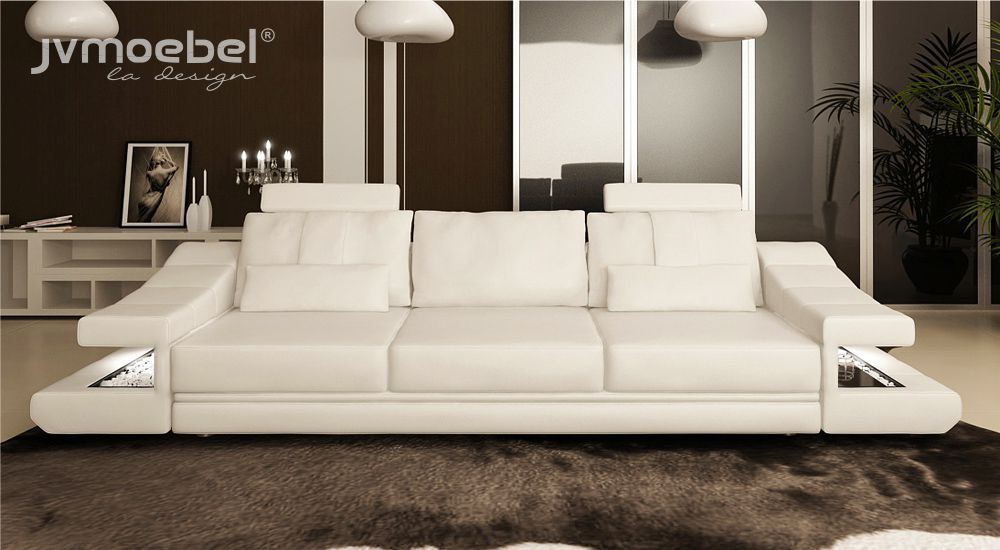 Moderne Sofas Holzdesign 3-Sitzer-Sofa mit Bett Features Luxus-Stil Sofa Möbel