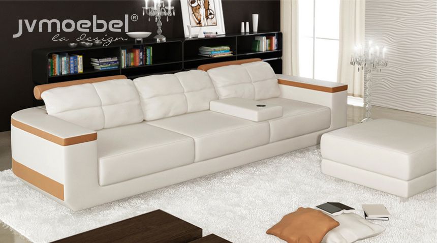 Sofa 3 Sitzer Textil Sofas Couch Polster Luxus Sofa Modern Stil Big xxl couchen