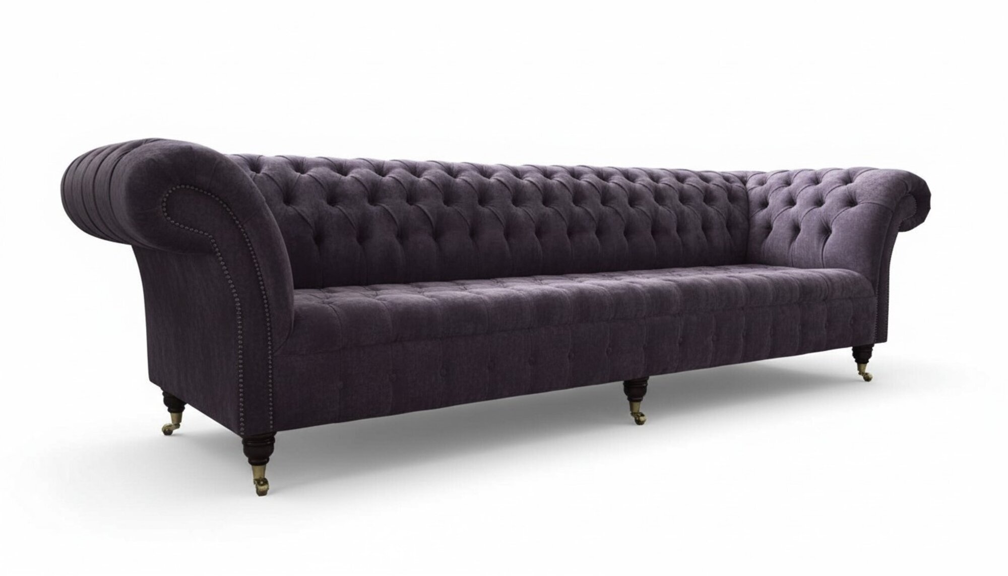 Sofa 4 Sitzer Couch Polster Design Textil Wohnzimmer Design Möbel Neu