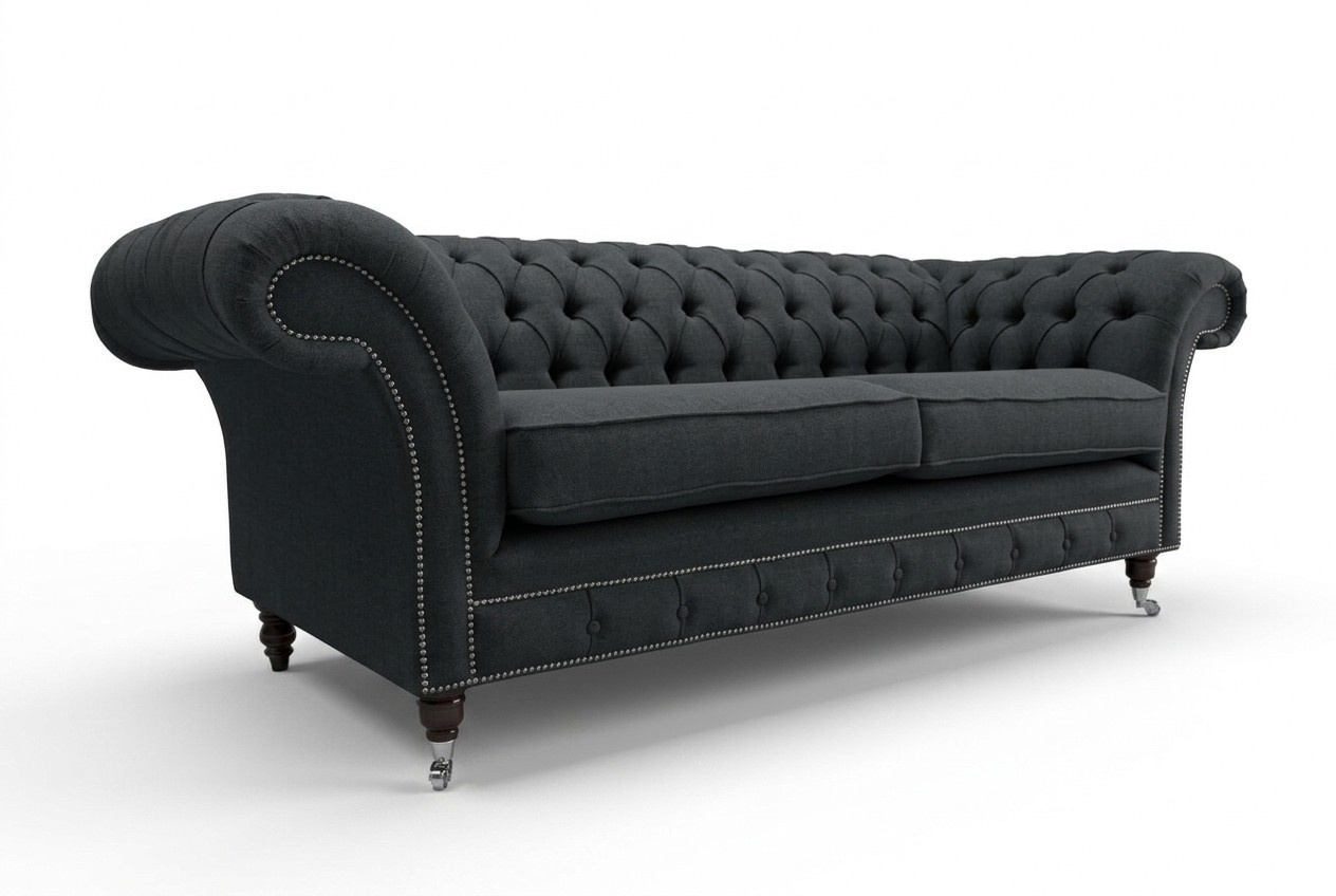 Sofa Couch 3 Sitzer Design Couch Polster Textil Modern Schlafsofa Dreisitzer Neu