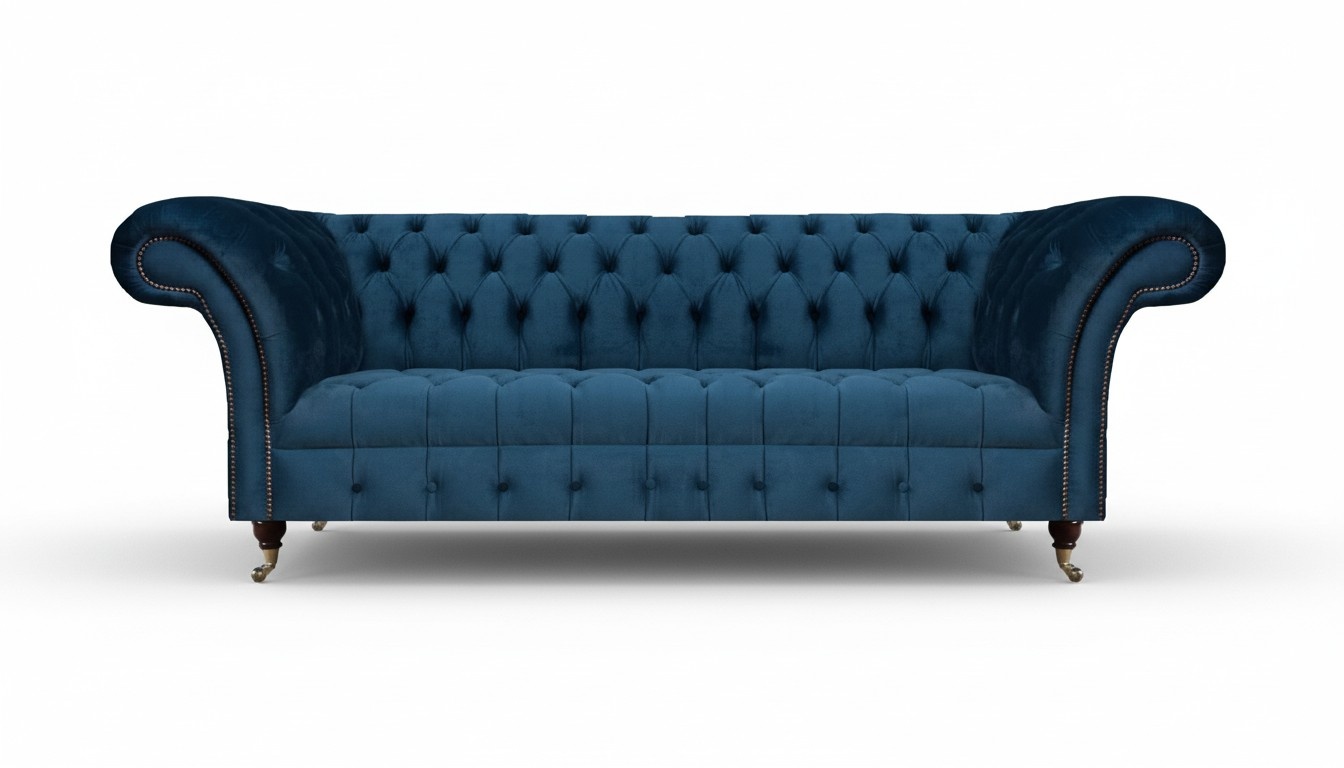 Sofa Dreisitze Couch Wohnzimmer Polstersofa Sitzmöbel Möbel Polster Chesterfield