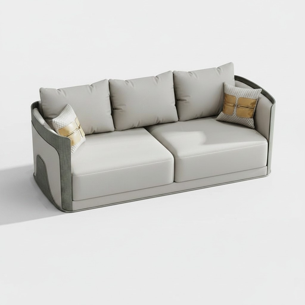 Sofa Dreisitzer Couch Klassische Neu Polster Deko 3 Sitzer Leder Couchen